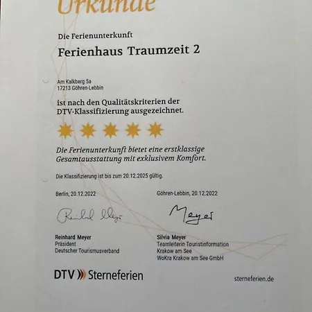 Ferienhaus Neu! Feriendomizil Traumzeit 2 Mit Sauna&garten *